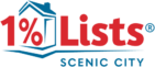 1 Percent Lists Scenic City primary logo